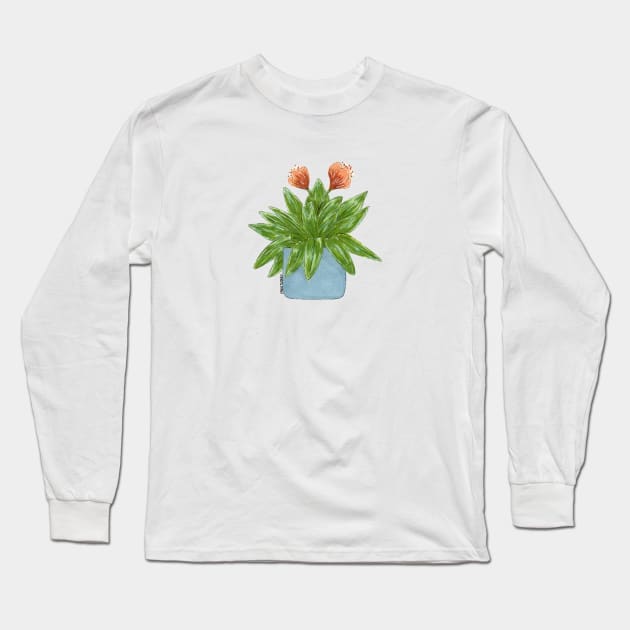 Flower pot II Long Sleeve T-Shirt by Marie Dudek